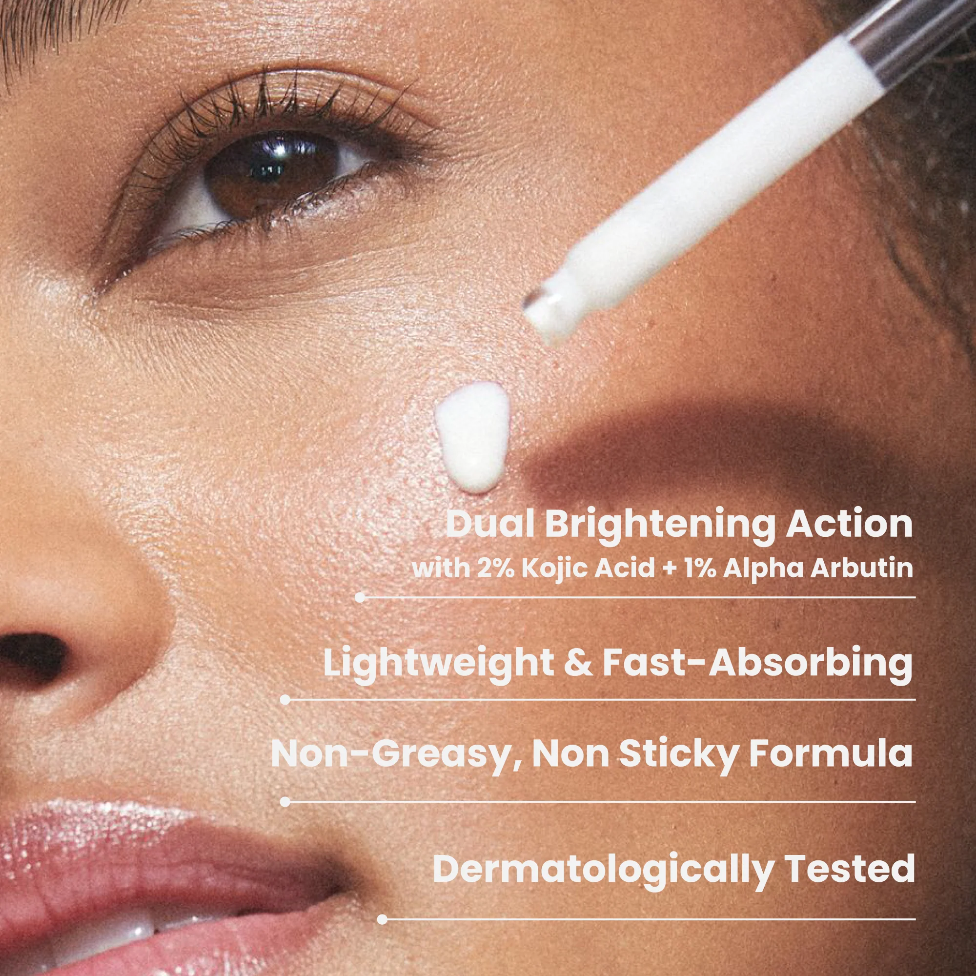 2% kojic acid serum infused with 1% alpha arbutin to reduce pigmentation - Image 9