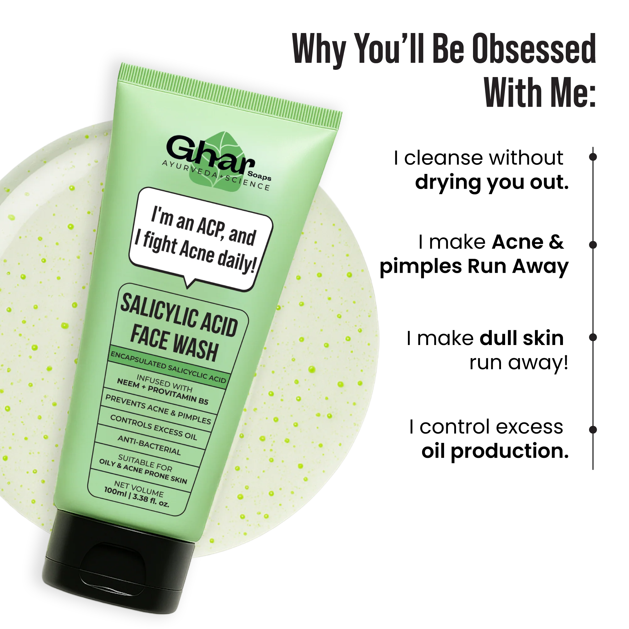 Salicylic Acid Face Wash For Oily & Acne Prone Skin - Image 5