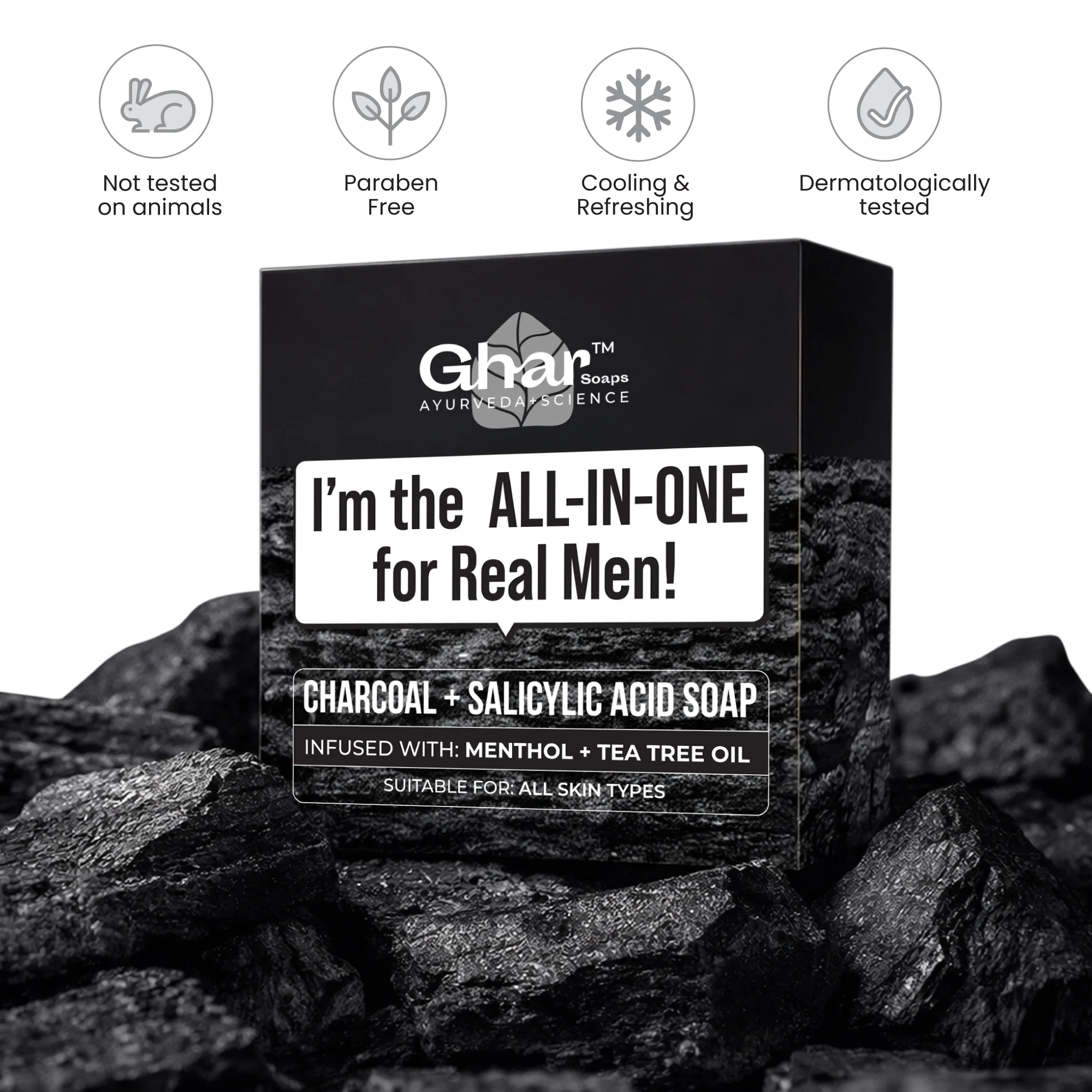 Charcoal + Salicylic acid soap - Image 5