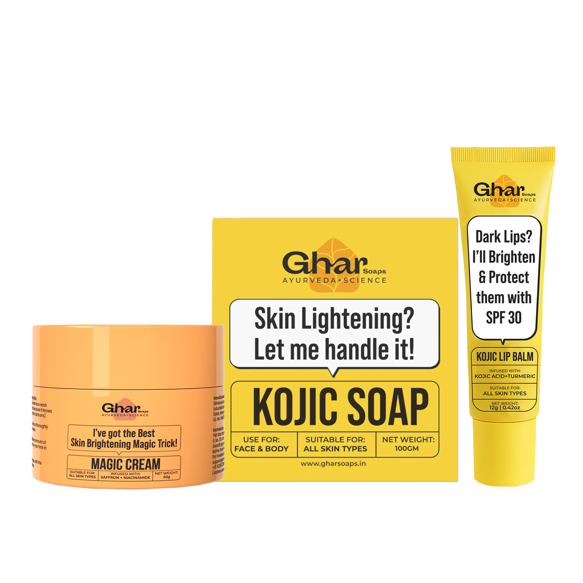 Magic Cream + Kojic Soap + Lipbalm - Image 2