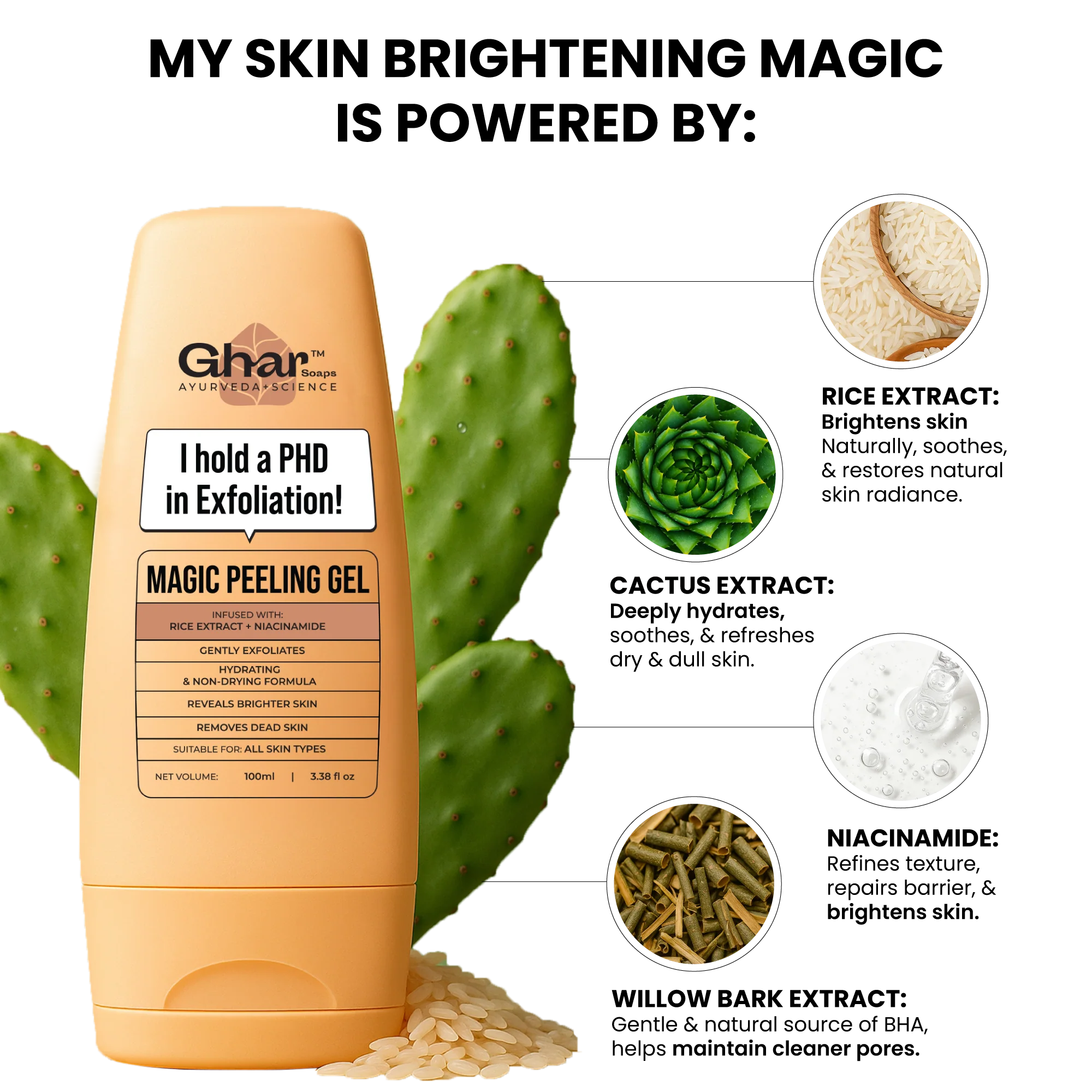Magic Peeling Gel For Exfoliation & Skin Brightening - Image 7